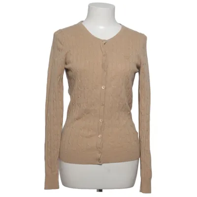 Cardigan (Brown) from GANT Polyamide, Wool