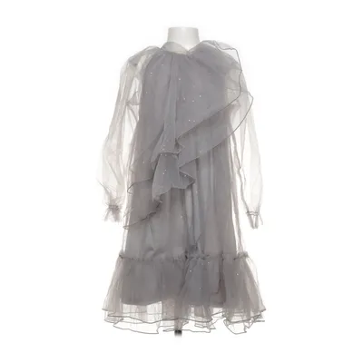 Cocktailklänning (Grå, Silverfärgad) från Zara Polyamid