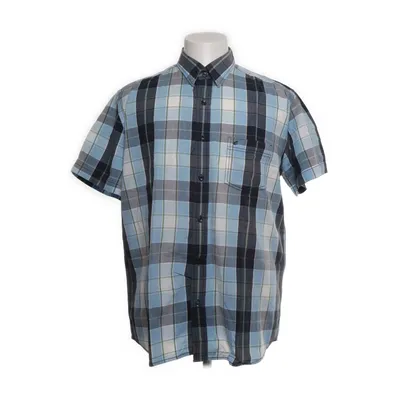 Short sleeve shirt (Blue, Green, White) from Cool Blue Company Cotton