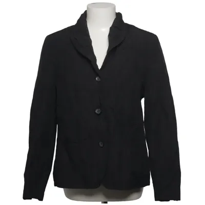 Blazer (Black) from Lebek Collection Cotton, Modal, Polyester