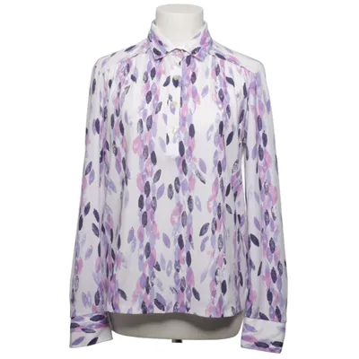 Blouse (White, Purple, Blue) from Kurt Kellermann