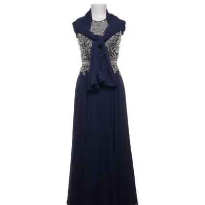 Evening gown (Blue, Multicolored) from Dynasty Polyester