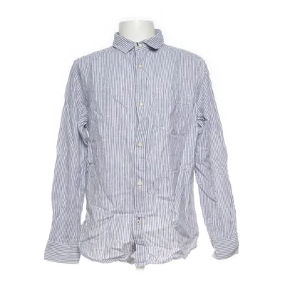Buttondown-skjorta (Blå, Vit) från Zara Boys Collection Bomull, Linne