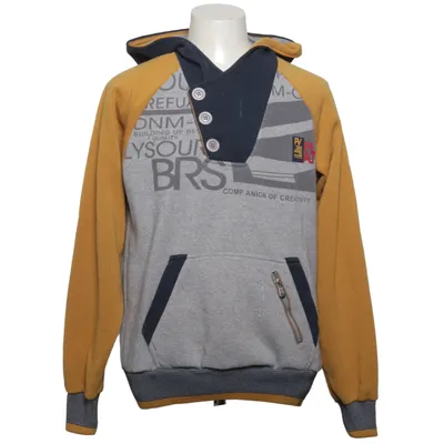Capuchon sweater (Grijs, Geel, Blauw) van Go-Start