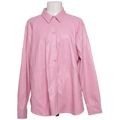 Surchemise (Rose, Blanc) de Visual Clothing Project Polyester, Polyuréthane