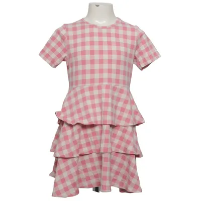 Jurk (Roze, Wit) van Mini Rodini Katoen, Elastaan