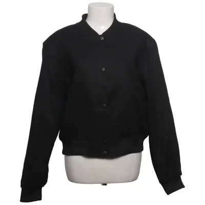 Bomberjakke (Sort) fra H&M Premium Quality Viscose, Linned, Polyester