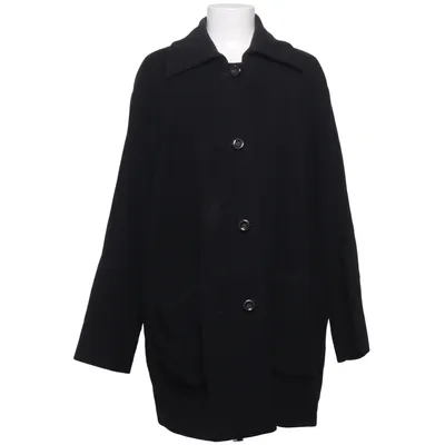 Coat (Black) from K.T Viscose, Wool