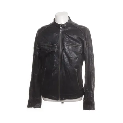 Leren jack (Zwart) van Rock'n Blue Polyester, Leer