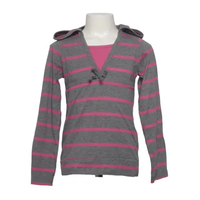 Hoodie (Gray, Pink) from One Step Up Cotton, Polyester
