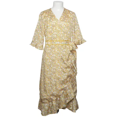 Omlottklänning (Gul, Flerfärgad) från Co'Couture Polyester