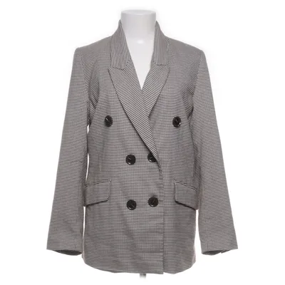Blazer (Brun, Hvid) fra Mango Casual Elastan, Polyester, Viscose