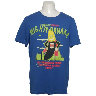 T-shirt (Blå, Flerfarvet) fra Poco Loco Bomuld