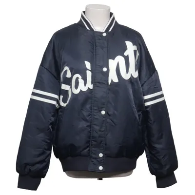 Bomberjacke (Blau, Weiß) von Missguided Polyamid, Polyester