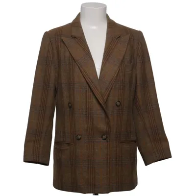 Blazer (Brown, Multicolored) from Windsor Cashmere, Wool