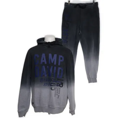Loungewear (Grijs, Blauw, Meerkleurig) van Camp David Katoen, Polyester
