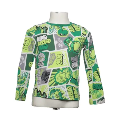Långärmad t-shirt (Grön, Vit, Grå) från Kari Bomull