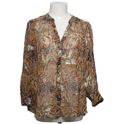 Bluse (Brun, Guld, Flerfarvet) fra Ba&sh Metallfiber, Viscose