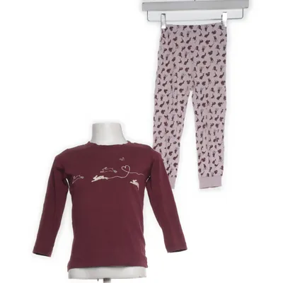 Pyjamas (Röd, Beige) från TCM Ekologisk bomull