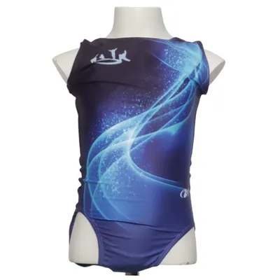 Justaucorps de gymnastique (Bleu, Multicolore) de Gimar Élasthane, Polyester