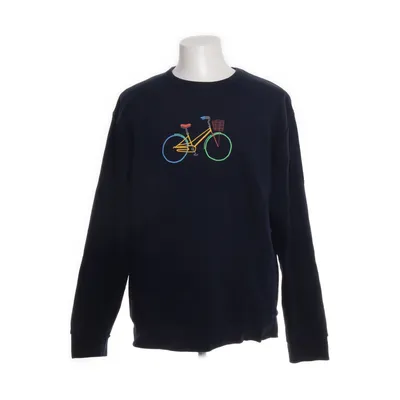 Sweatshirt (Blå, Flerfarvet) fra Google Økologisk bomuld, Polyester