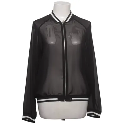 Bomberjakke (Sort, Hvid) fra Zara Basic Z1975 Denim