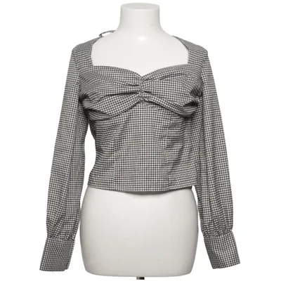 Crop top (Black, White) from Donna Romina x NA-KD Elastane, Polyester