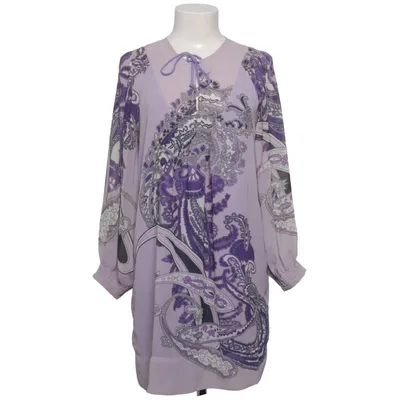 Tunique (Violet, Multicolore) de Anna Sui Élasthane, Soie