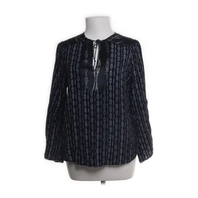 Top (Blauw, Zwart) van Munthe Zijde, Viscose