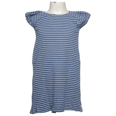 Kleid (Blau, Weiß) von Geggamoja Collection Bio-Baumwolle