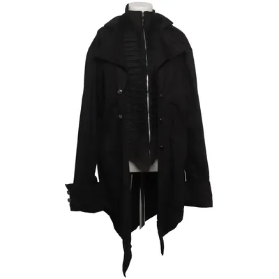Coat (Black) from Poizen Industries Cotton, Polyester
