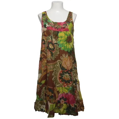 Dress (Green, Multicolored) from Antoine Lili Cotton, Silk
