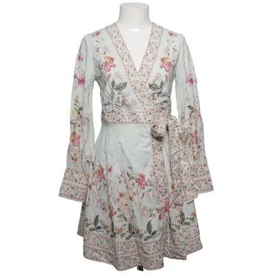 Wrap dress (Green, Multicolored) from By Malina Cotton, Linen