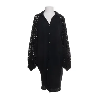 Shirt dress (Black) from J&L Paris Cotton