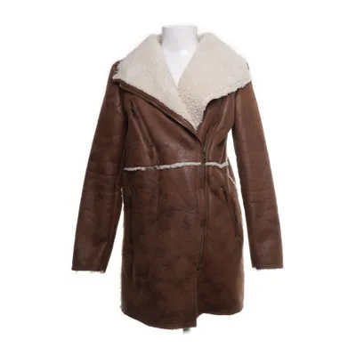 Shearlingjacka (Brun, Vit) från Mango Casual Polyester