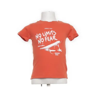 T-shirt (Orange, Hvid) fra Sinsay Bomuld