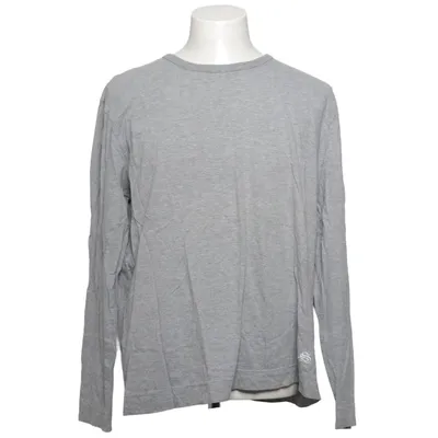 T-shirt à manches longues (Gris) de Strauss Innovation Coton, Viscose