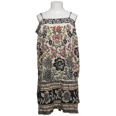 Dress (Beige, Multicolored) from Farm Rio Cotton, Linen, Viscose