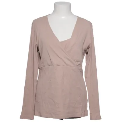 Nursing blouse (Beige) from H&M Mama Cotton, Elastane
