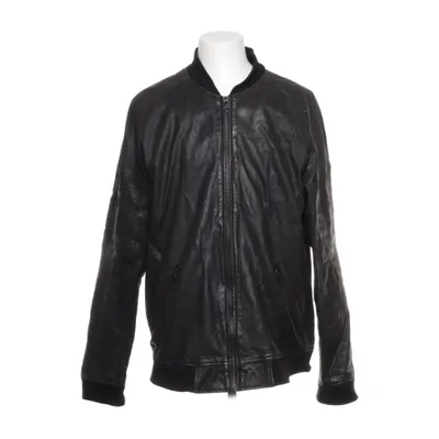 Läderjacka (Svart) från Lindbergh Skinn, Polyester