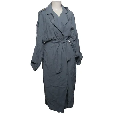 Trench coat (Blue) from H&M Viscose, Polyester