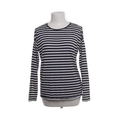 Långärmad t-shirt (Blå) från H&M Basic Viskos, Polyester