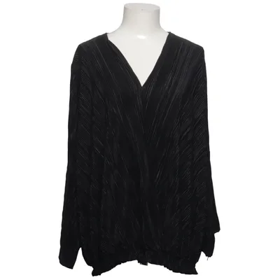 Wrap blouse (Black) from Fashion by K Polyester, Viscose
