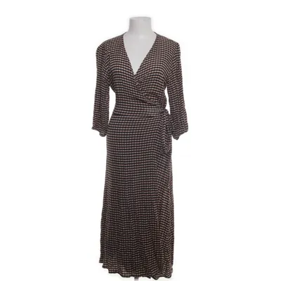 Wickelkleid (Weiß, Braun, Schwarz) von Kauf Dich Glücklich Viskose