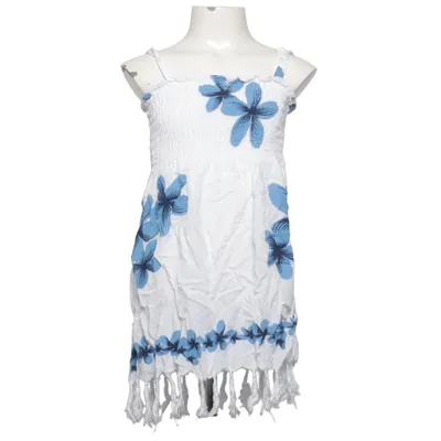 Beach dress (White, Blue)