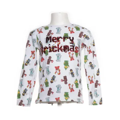 Långärmad t-shirt (Vit, Flerfärgad) från LEGO Bomull