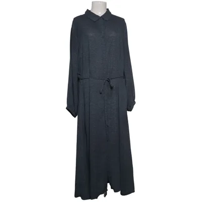 Skjortekjole (Blå) fra Lindex Polyester