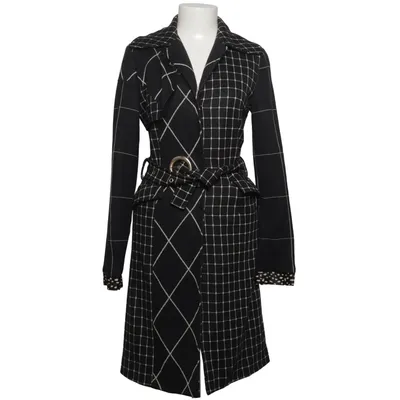 Manteau (Noir, Blanc) de Pianura Studio Acétate, Acrylique, Cuir, Polyester, Viscose, Laine