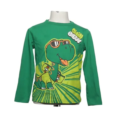 Långärmad t-shirt (Grön) från Kari Bomull