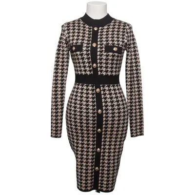 Kjole (Sort, Beige) fra Fashion Polyester, Viscose